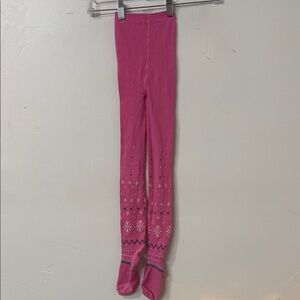 Pink Patterned Kids Leggings